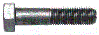 Винт с шестигранной головкой DIN 931 черный (Класс прочности 8.8)