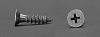 Шуруп ГОСТ 1145-80, потайная головка, шлиц PH, черный